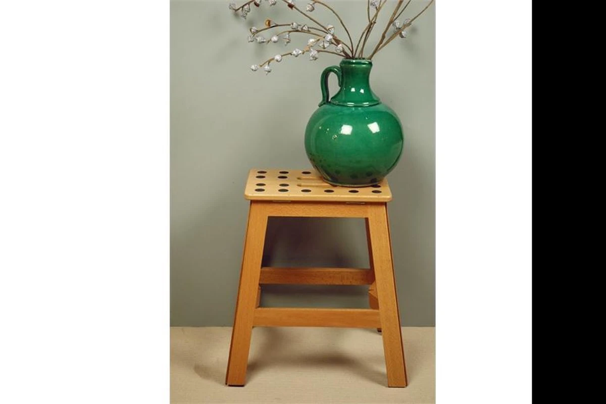 PUHLMANN - Inklapbare Kruk, JAMES, Hout, 41 Cm Hoog, Max 150 Kilo 8 PUHLMANN - Inklapbare Kruk, JAMES, Hout, 41 Cm Hoog, Max 150 Kilo - Afbeelding 6