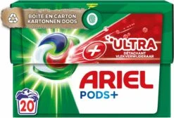 Ariel Wasmiddel Pods +Ultra Vlekverwijderaar - 4 X 20 Wasbeurten Voordeelverpakking -Huishoudelijke Artikelen Winkel 1200x814