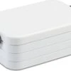 Mepal - Lunchbox Take A Break Midi – Geschikt Voor 4 Boterhammen – Wit – Lunchbox Voor Volwassenen -Huishoudelijke Artikelen Winkel 1200x820