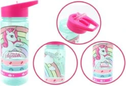 Unicorn Broodtrommel + PET Drinkfles Lichtblauw | Eenhoorn Lunchbox Set Voor Meisjes LS22 16 Unicorn Broodtrommel + PET Drinkfles Lichtblauw | Eenhoorn Lunchbox Set Voor Meisjes LS22 -Huishoudelijke Artikelen Winkel 1200x825 1
