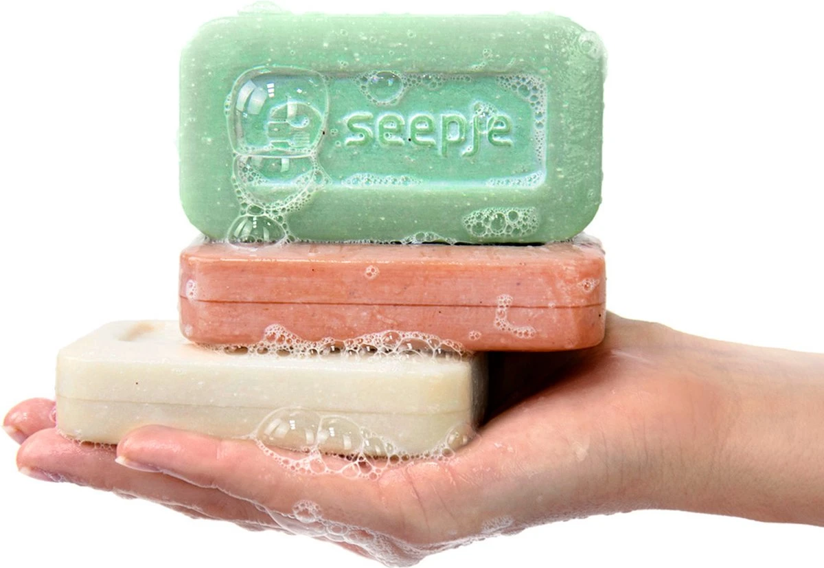 Seepje Zeepvariatie - Hand- En Lichaamszeep - Waszeep - Afwaszeep - Natuurlijke Ingredienten - 0% Plastic 8 Seepje Zeepvariatie - Hand- En Lichaamszeep - Waszeep - Afwaszeep - Natuurlijke Ingredienten - 0% Plastic - Afbeelding 6