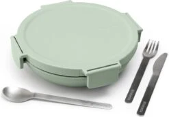 Brabantia Make & Take Lunchkom - 1 L - Kunststof - Jade Green -Huishoudelijke Artikelen Winkel 1200x836