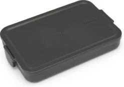 Brabantia Make & Take Lunchbox - Plat - Kunststof - Dark Grey -Huishoudelijke Artikelen Winkel 1200x845 2