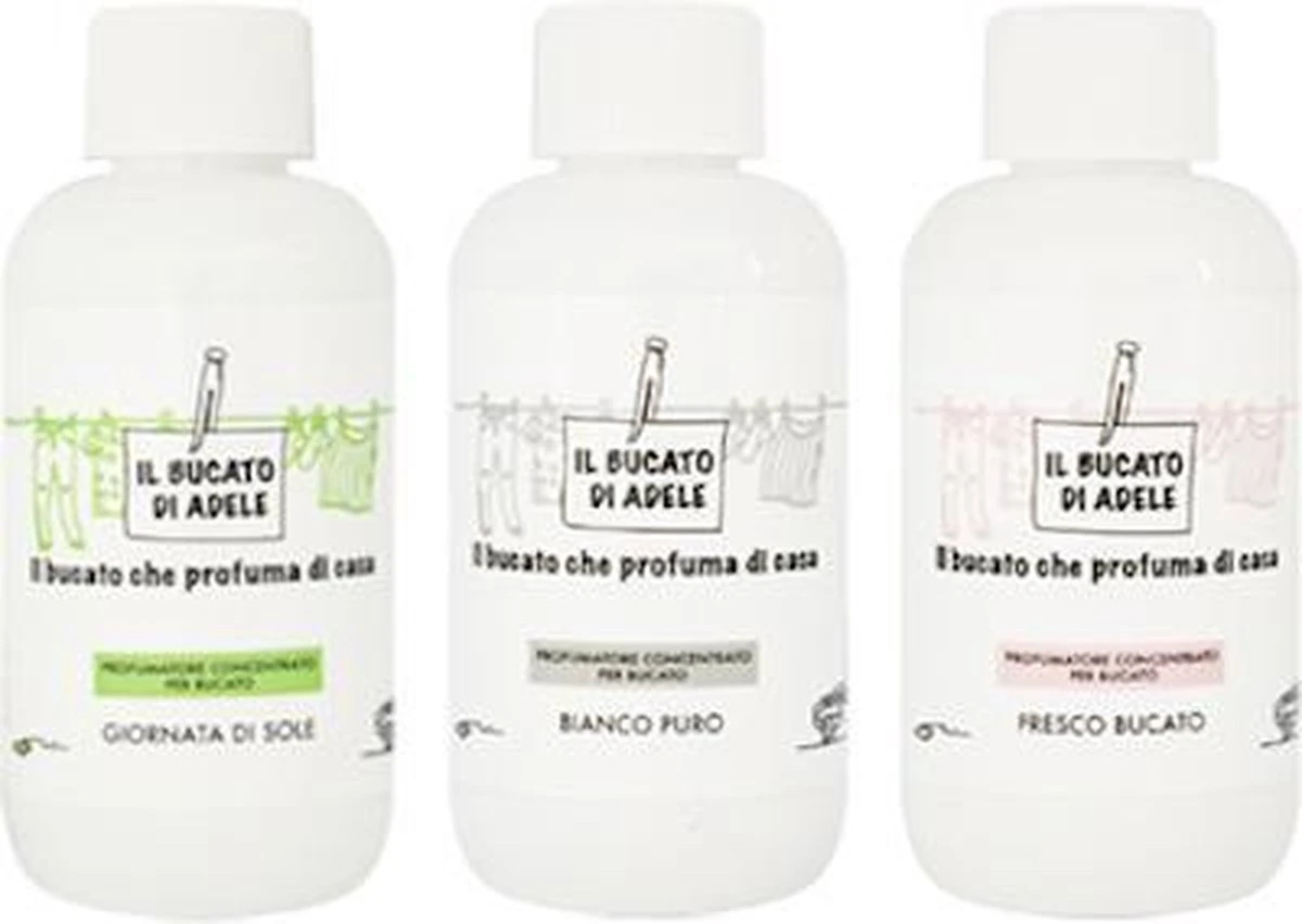 Wasparfum Zonnige Dag, Puur Wit, Frisse Was Parfumwas Set 3 Geuren 500ml 3 Wasparfum Zonnige Dag, Puur Wit, Frisse Was Parfumwas Set 3 Geuren 500ml