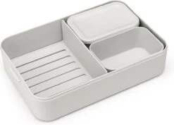 Brabantia Make & Take Bento Lunchbox Incl Bentobox - Large - Kunststof - Light Grey 31 Brabantia Make & Take Bento Lunchbox Incl Bentobox - Large - Kunststof - Light Grey -Huishoudelijke Artikelen Winkel 1200x859
