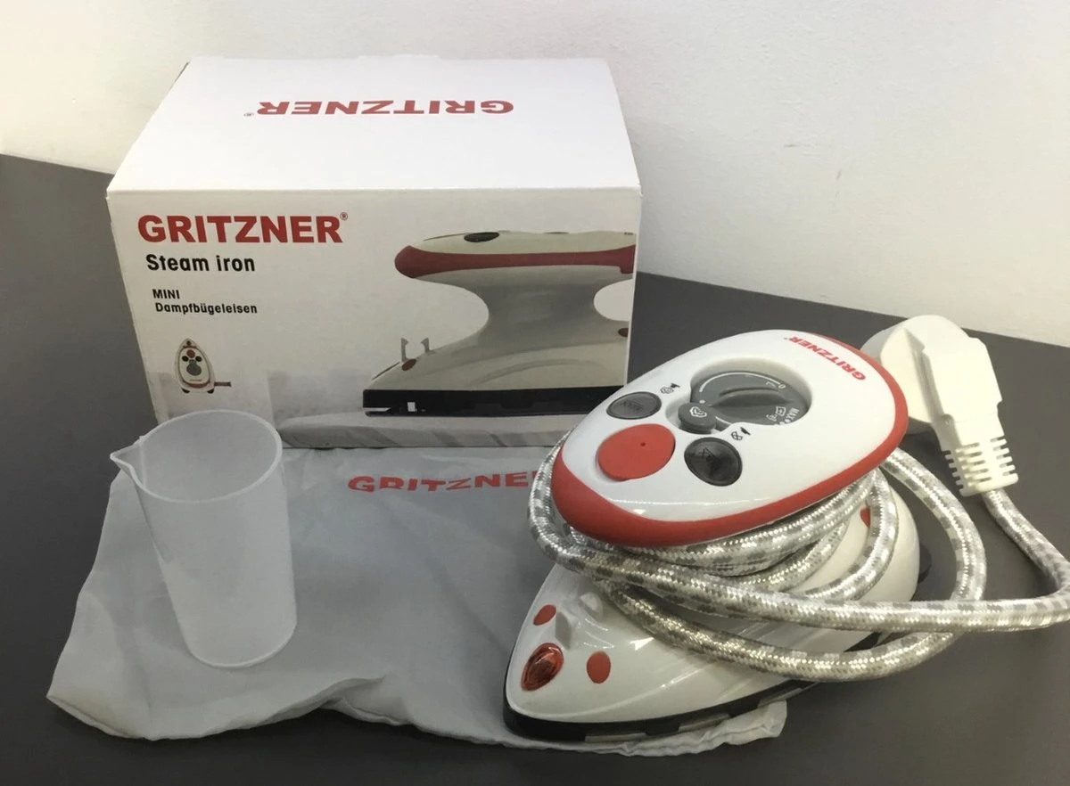 Mini Strijkijzer , Stoomstrijkijzer, Reis Stoomstrijkijzer Babysnapp, Gritzner, Prym 4 Mini Strijkijzer , Stoomstrijkijzer, Reis Stoomstrijkijzer Babysnapp, Gritzner, Prym - Afbeelding 2