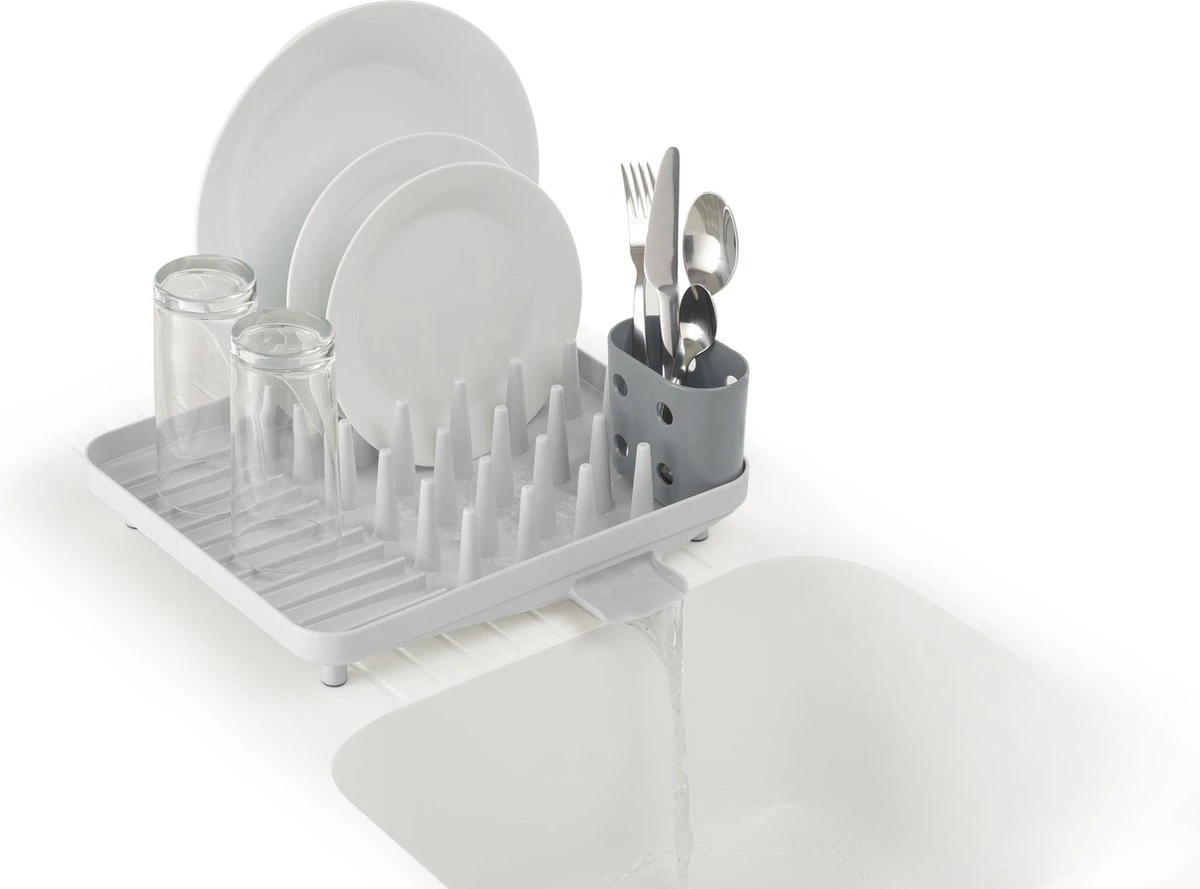 Joseph Joseph Duo Afdruiprek - Compact - Grijs 7 Joseph Joseph Duo Afdruiprek - Compact - Grijs - Afbeelding 5