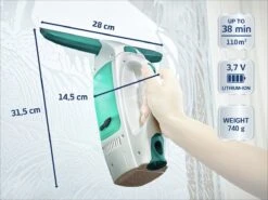Leifheit Dry & Clean Raamzuiger - Click System - 17 Cm Wisbreedte - Raamoppervlakte 110 M² - Tot 38 Minuten -Huishoudelijke Artikelen Winkel 1200x899 39