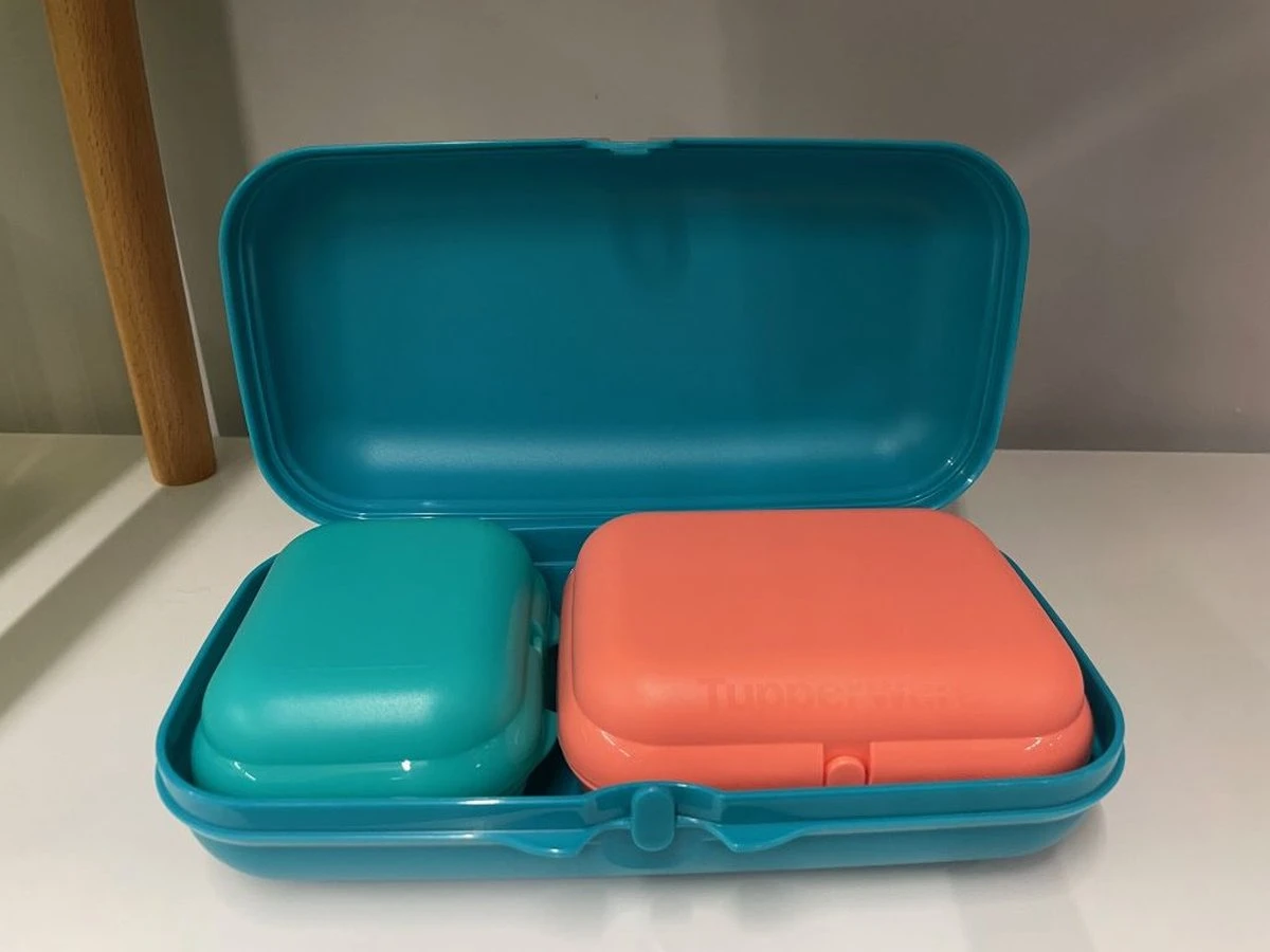 Tupperware Smartclip Set Van 3 (snackdoosjes) 6 Tupperware Smartclip Set Van 3 (snackdoosjes) - Afbeelding 4
