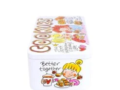 Blond Amsterdam Even Bijkletsen Koektrommel - Blik - 11x20 Cm -Huishoudelijke Artikelen Winkel 1200x900 26