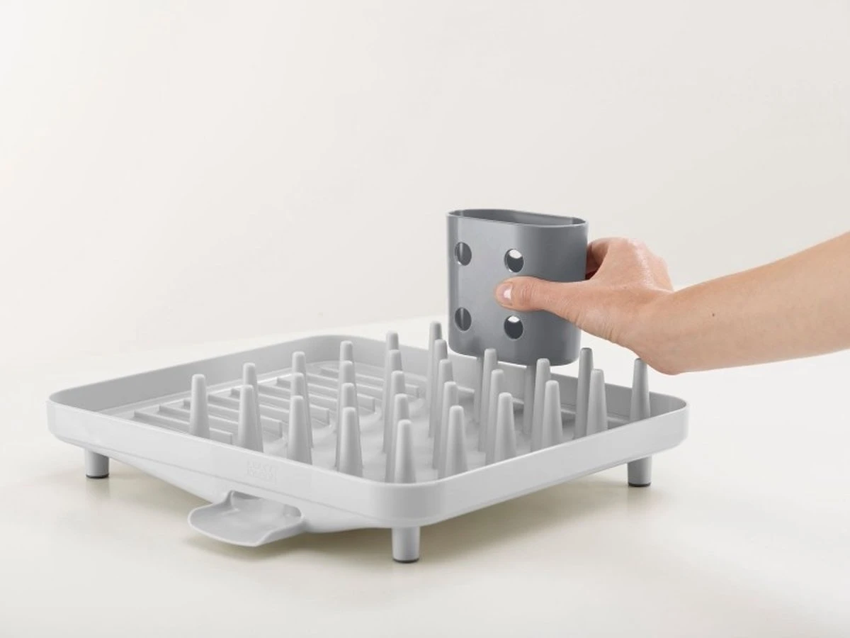 Joseph Joseph Duo Afdruiprek - Compact - Grijs 4 Joseph Joseph Duo Afdruiprek - Compact - Grijs - Afbeelding 2