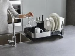 Extend Steel Uitschuifbaar Afdruiprek - Grijs - Joseph Joseph -Huishoudelijke Artikelen Winkel 1200x900 48