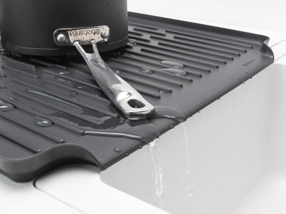 Brabantia SinkSide Afdruiprek - Inklapbaar - Dark Grey 8 Brabantia SinkSide Afdruiprek - Inklapbaar - Dark Grey - Afbeelding 6