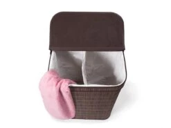 Bamboe Wasmand - Met Extra Waszak Met 2 Vakken - Bruin -Huishoudelijke Artikelen Winkel 1200x900 76