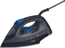 Clatronic DB 3703 - Stoomstrijkijzer - RVS Zoolplaat - Zwart