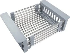 IBright Verstelbare Keukenrek - Gootsteen Mand - Afdruiprek – Vergiet – Verstelbaar In Lengte - Uitschuifbaar - RVS Grijs -Huishoudelijke Artikelen Winkel 1200x914 14