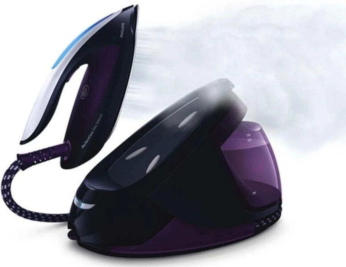 Philips PerfectCare Elite GC9650/80 - Stoomgenerator - Paars/zwart 3 Philips PerfectCare Elite GC9650/80 - Stoomgenerator - Paars/zwart - Afbeelding 2