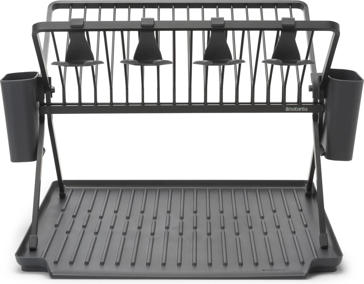 Brabantia SinkSide Afdruiprek - Inklapbaar - Dark Grey 4 Brabantia SinkSide Afdruiprek - Inklapbaar - Dark Grey - Afbeelding 2