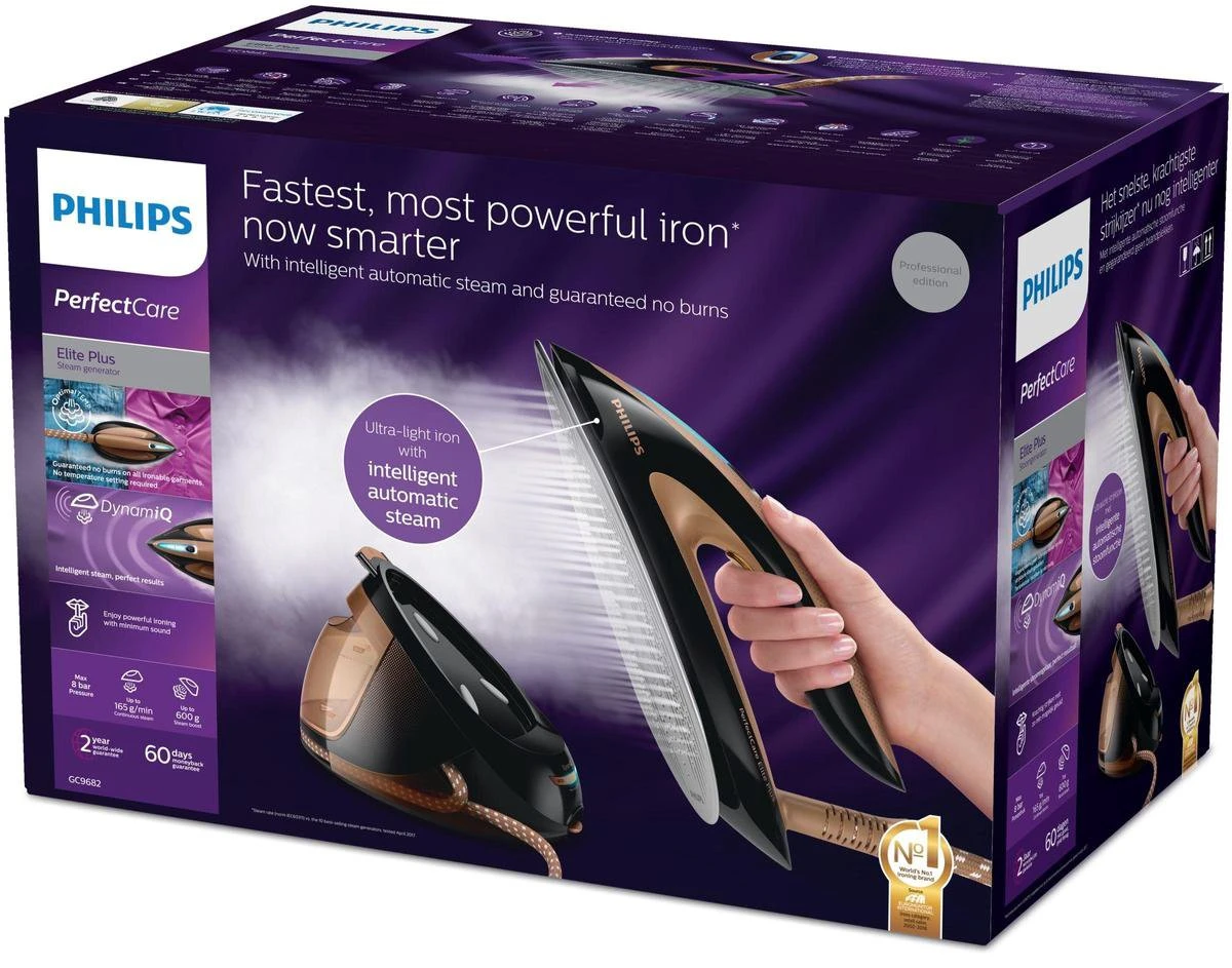 Philips PerfectCare Elite Plus GC9682/80 - Stoomgenerator 11 Philips PerfectCare Elite Plus GC9682/80 - Stoomgenerator - Afbeelding 9