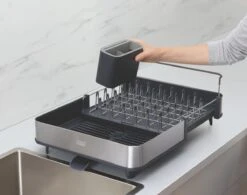 Extend Steel Uitschuifbaar Afdruiprek - Grijs - Joseph Joseph -Huishoudelijke Artikelen Winkel 1200x947 2