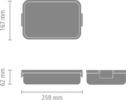 Brabantia Make & Take Bento Lunchbox Incl Bentobox - Large - Kunststof - Light Grey 25 Brabantia Make & Take Bento Lunchbox Incl Bentobox - Large - Kunststof - Light Grey -Huishoudelijke Artikelen Winkel 1200x959 1