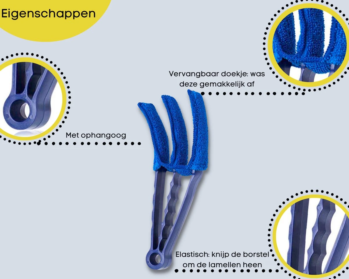 Merkloos Jaloezie Reiniger Plumeau - Jaloezie Stoffer - Lamellen Reiniger - Stof Verwijderen - Lamellen Stofvrij 5 Merkloos Jaloezie Reiniger Plumeau - Jaloezie Stoffer - Lamellen Reiniger - Stof Verwijderen - Lamellen Stofvrij - Afbeelding 3