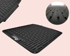 HOMYHON Afdruipmat -Afdruipmat Siliconen -Pannenonderzetter- Antislip -Hittebestendig - Aanrecht Mat -Siliconen Mat - 40 X 46 Cm - Zwart 13 HOMYHON Afdruipmat -Afdruipmat Siliconen -Pannenonderzetter- Antislip -Hittebestendig - Aanrecht Mat -Siliconen Mat - 40 X 46 Cm - Zwart -Huishoudelijke Artikelen Winkel 1200x960 1