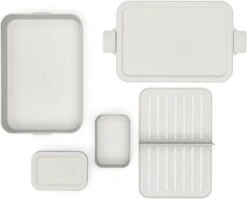 Brabantia Make & Take Bento Lunchbox Incl Bentobox - Large - Kunststof - Light Grey 24 Brabantia Make & Take Bento Lunchbox Incl Bentobox - Large - Kunststof - Light Grey -Huishoudelijke Artikelen Winkel 1200x965 1