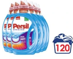 Persil® Persil Active Gel Color - Vloeibaar Wasmiddel - Voordeelverpakking - 6 X 20 Wasbeurten -Huishoudelijke Artikelen Winkel 1200x967