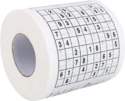 MikaMax Sudoku WC Papier - Sudoku - Iedervel Een Andere Sudoku - Toiletpapier - Puzzels - Puzzel -Huishoudelijke Artikelen Winkel 1200x975