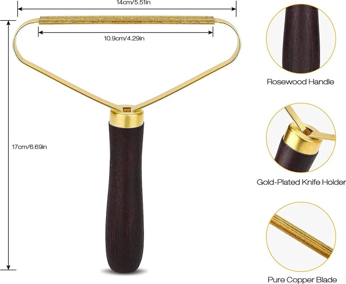 Merkloos Pluizenverwijderaar Deluxe - Goud - Kledingontpluizer - Ontpluizer -Draagbare Lint Remover - Verwijdert Pluisjes - Voor Tapijt - Wollen Kleding - Makkelijk Mee Te Nemen 7 Merkloos Pluizenverwijderaar Deluxe - Goud - Kledingontpluizer - Ontpluizer -Draagbare Lint Remover - Verwijdert Pluisjes - Voor Tapijt - Wollen Kleding - Makkelijk Mee Te Nemen - Afbeelding 5