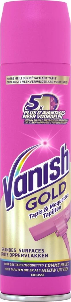 Vanish Gold Mousse Voor Tapijt Vlekkenverwijderaar - 600 Ml 13 Vanish Gold Mousse Voor Tapijt Vlekkenverwijderaar - 600 Ml -Huishoudelijke Artikelen Winkel 284x1200 2
