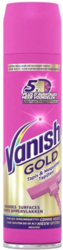 Vanish Gold Mousse Voor Tapijt Vlekkenverwijderaar - 600 Ml 10 Vanish Gold Mousse Voor Tapijt Vlekkenverwijderaar - 600 Ml -Huishoudelijke Artikelen Winkel 302x1200