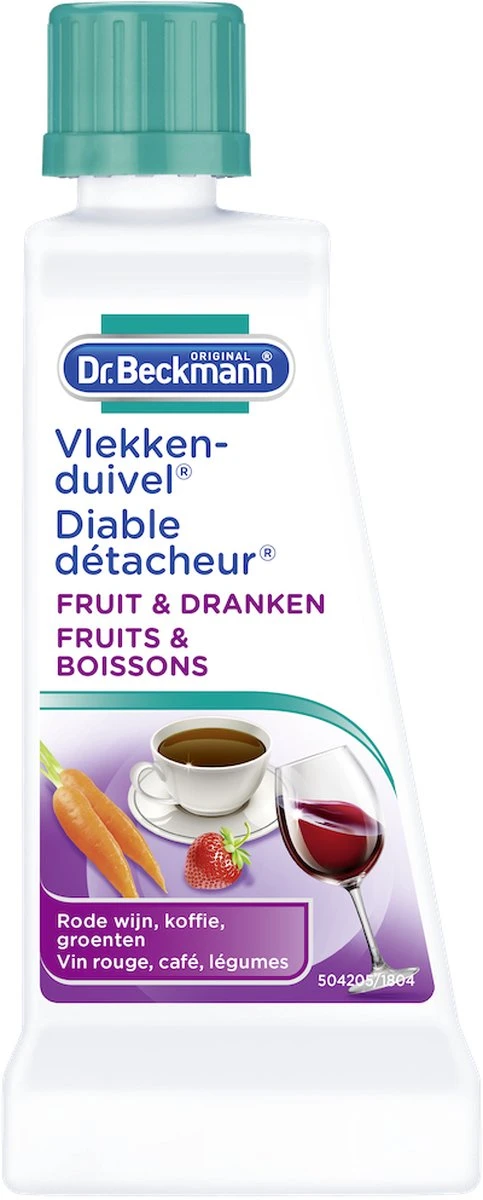 Dr. Beckmann Vlekkenduivel Fruit & Dranken 50 Ml 6 Dr. Beckmann Vlekkenduivel Fruit & Dranken 50 Ml - Afbeelding 4