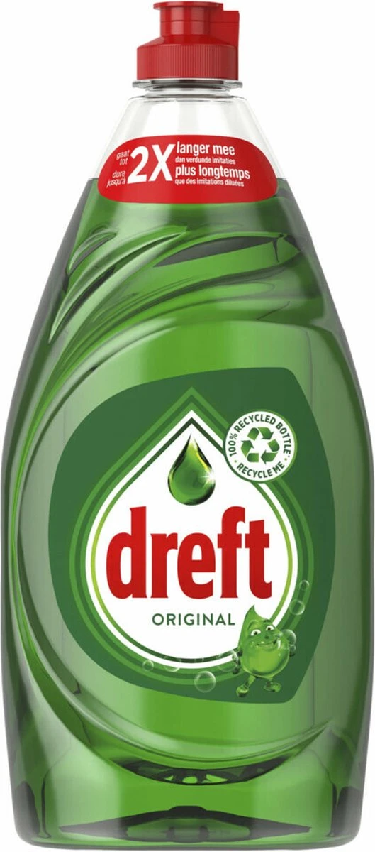 Dreft Platinum Quickwash Original - Vloeibaar Afwasmiddel - Tot 3x Sneller Schoonmaken Van Het Vet - Voordeelverpakking 8 X 780ml 5 Dreft Platinum Quickwash Original - Vloeibaar Afwasmiddel - Tot 3x Sneller Schoonmaken Van Het Vet - Voordeelverpakking 8 X 780ml - Afbeelding 3