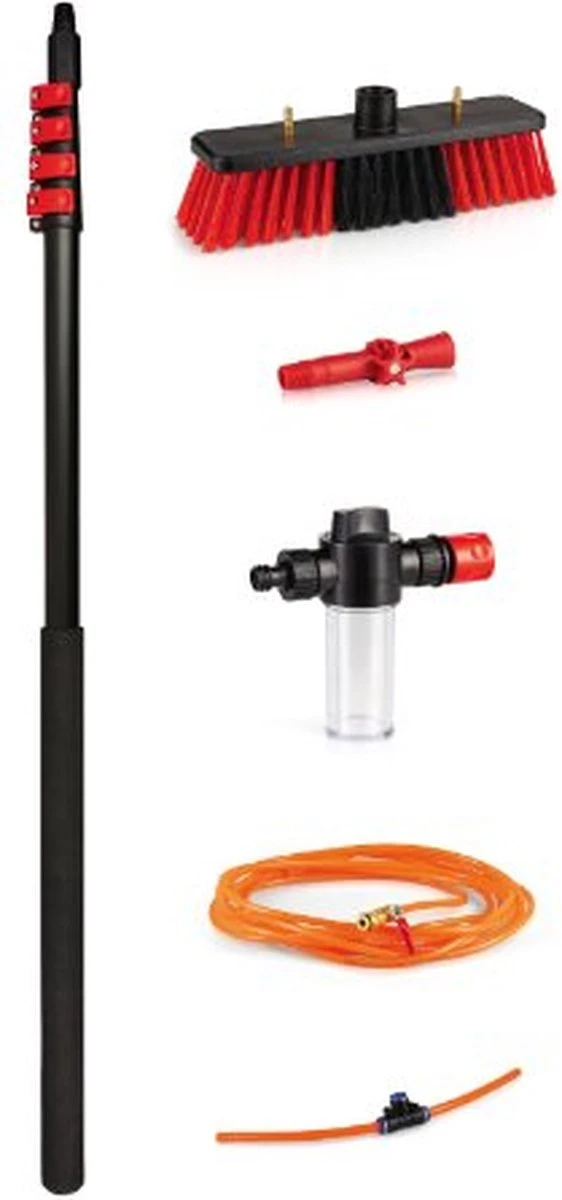 Chimb Telescopische Wasborstel - Uitschuifbare Waterborstel - Ramenwassen - 4,6 Meter - Met Zeepdispenser 10 Chimb Telescopische Wasborstel - Uitschuifbare Waterborstel - Ramenwassen - 4,6 Meter - Met Zeepdispenser - Afbeelding 8