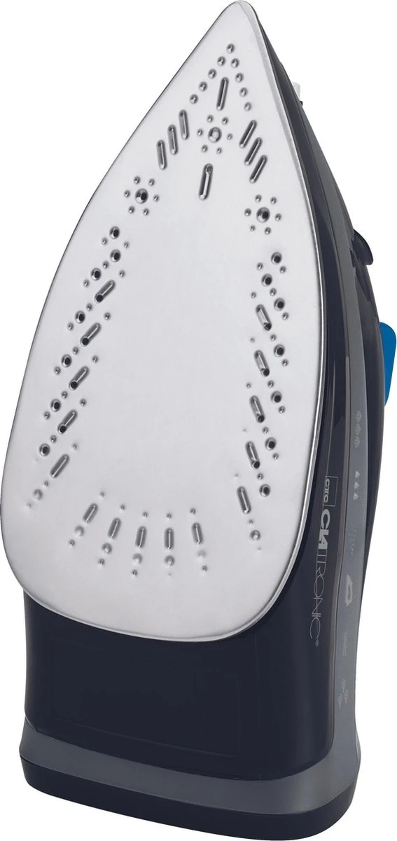 Clatronic DB 3703 - Stoomstrijkijzer - RVS Zoolplaat - Zwart 4 Clatronic DB 3703 - Stoomstrijkijzer - RVS Zoolplaat - Zwart - Afbeelding 2