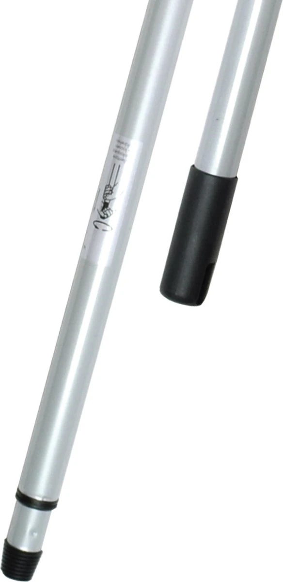 Houten Schrobborstel/schrobber Inclusief Metalen Telescoopsteel Zilver 200 Cm 4 Houten Schrobborstel/schrobber Inclusief Metalen Telescoopsteel Zilver 200 Cm - Afbeelding 2