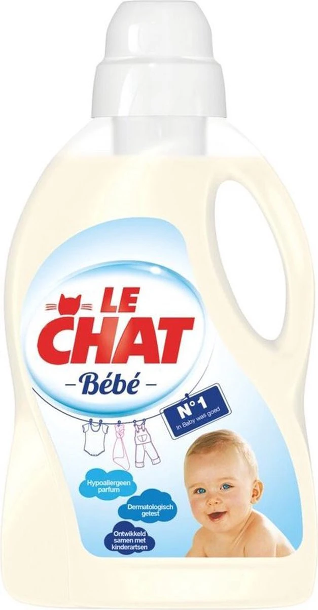 Le Chat Baby Gel - Vloeibaar Wasmiddel - 30 Wasbeurten 5 Le Chat Baby Gel - Vloeibaar Wasmiddel - 30 Wasbeurten - Afbeelding 3