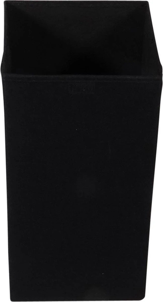 MDF Verstevigde Opvouwbare Wasmand 54 Liter 30x30x60 Cm - Zwart 4 MDF Verstevigde Opvouwbare Wasmand 54 Liter 30x30x60 Cm - Zwart - Afbeelding 2