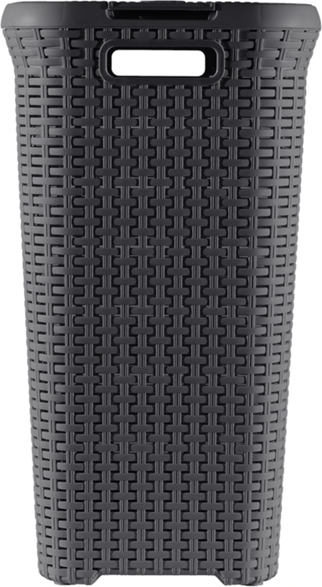 Curver Style Wasmand Met Deksel - 60L - Antraciet 9 Curver Style Wasmand Met Deksel - 60L - Antraciet - Afbeelding 7