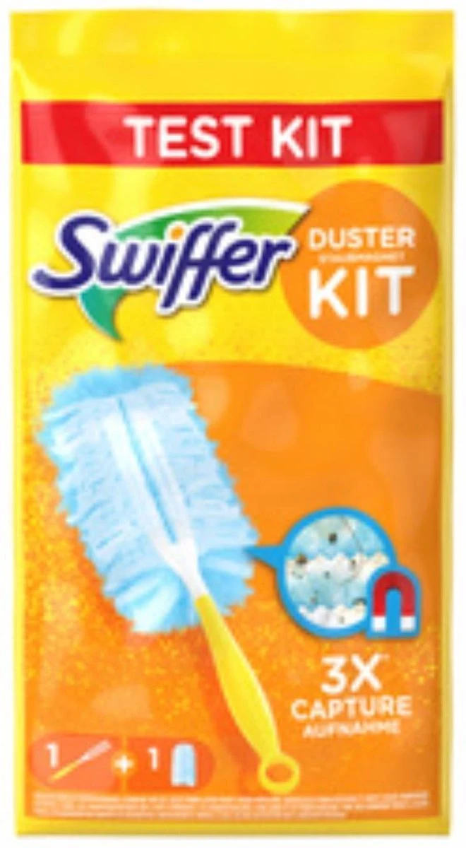 Swiffer Stof Magneet Starter Kit (handle + 1 Linnen) 3 Swiffer Stof Magneet Starter Kit (handle + 1 Linnen)