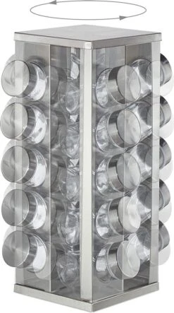 Pleasantwork Kruidenrek - Staand - Draaibaar - 20 Potjes 14 Pleasantwork Kruidenrek - Staand - Draaibaar - 20 Potjes -Huishoudelijke Artikelen Winkel 669x1200 4