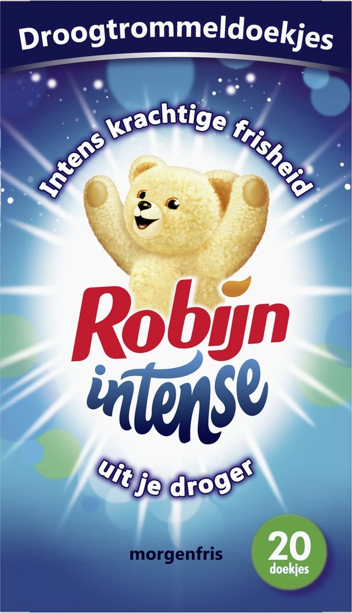 Robijn Droogtrommeldoekjes Intense 20 Stuks 10 Robijn Droogtrommeldoekjes Intense 20 Stuks - Afbeelding 8