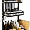 Koflergoods - Kruidenrek - Kruidenrek Staal - 3 Laags - Opbergrek - Keuken Organizer - Roestvrijstaal - Aanrecht Organizer -Huishoudelijke Artikelen Winkel 717x1200