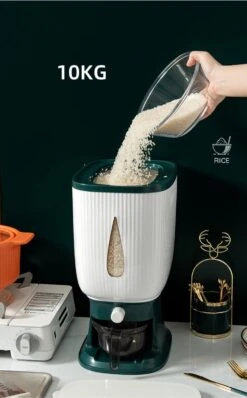 Deluqse Rijst Dispenser - Rijst Container - Grijs - Voedsel Dispenser - Rijst Opbergdoos - Rijst Bewaren - Rijst Opberg Container 14 Deluqse Rijst Dispenser - Rijst Container - Grijs - Voedsel Dispenser - Rijst Opbergdoos - Rijst Bewaren - Rijst Opberg Container -Huishoudelijke Artikelen Winkel 745x1200