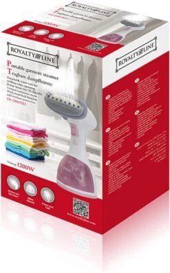 Royalty Line - Handheld Kledingstomer - Handstomer Kleding - Garment Steamer - 1200W - Roze -Huishoudelijke Artikelen Winkel 746x1200 4