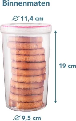 Lock&Lock Beschuitbus - Bewaardoos Voor Beschuit - Rijstwafel Bewaarbus - Voorraadbussen - Set Van 2 Stuks - 1,9 Liter - Transparant 8 Lock&Lock Beschuitbus - Bewaardoos Voor Beschuit - Rijstwafel Bewaarbus - Voorraadbussen - Set Van 2 Stuks - 1,9 Liter - Transparant -Huishoudelijke Artikelen Winkel 754x1200
