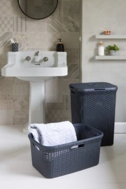 Curver Style Wasmand Met Deksel - 60L - Antraciet 23 Curver Style Wasmand Met Deksel - 60L - Antraciet -Huishoudelijke Artikelen Winkel 800x1200 17