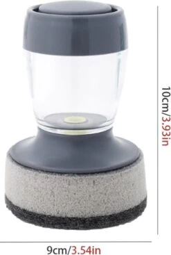 Afwasborstel Met Zeepdispenser – Met 3 Verschillende Opzet Stukken – Inclusief Houder – Grijs – Afwas Borstel Zeepreservoir – Zeep Handborstel – Doseerpomp – Afwasmiddel Dispenser – Navulbaar 14 Afwasborstel Met Zeepdispenser – Met 3 Verschillende Opzet Stukken – Inclusief Houder – Grijs – Afwas Borstel Zeepreservoir – Zeep Handborstel – Doseerpomp – Afwasmiddel Dispenser – Navulbaar -Huishoudelijke Artikelen Winkel 808x1200 3